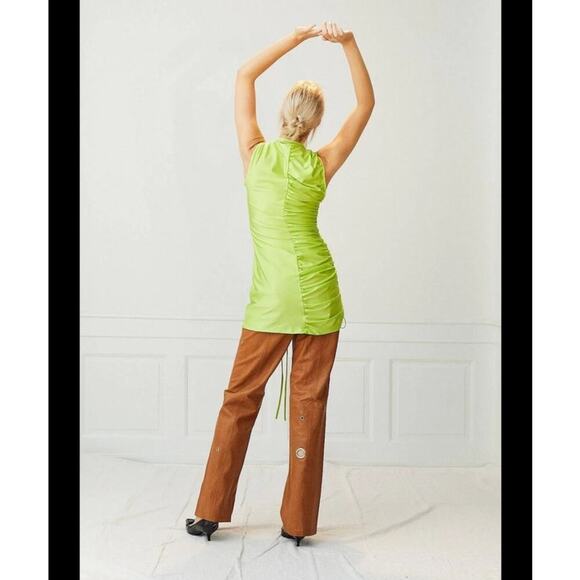 Saks Potts Green Philippe Minidress Size Medium - Picture 4 of 11